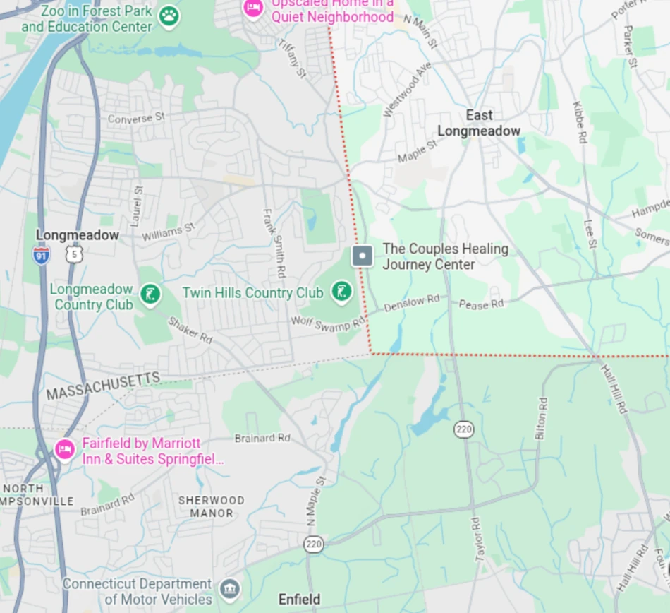 Rinaldi's Pizza - pizza delivery map for East Longmeadow, MA